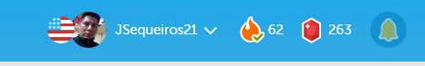 Menú usuario de Duolingo