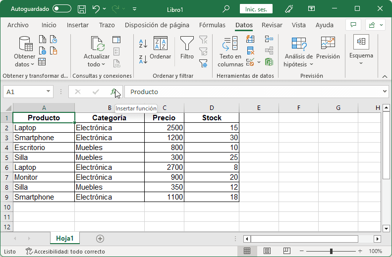 Filtrar por valores específicos en Excel