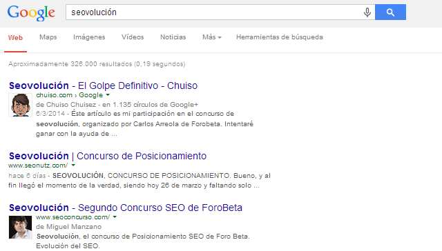 Concurso seo seovolución Concurso seo seovolución