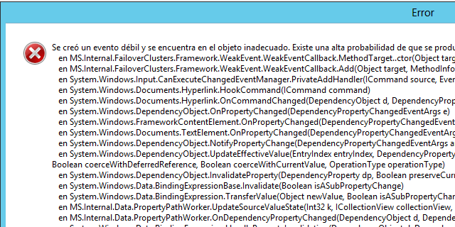 Solución del problema en Clúster de conmutación por error en Windows Server 2012 Solución del problema en Clúster de conmutación por error en Windows Server 2012